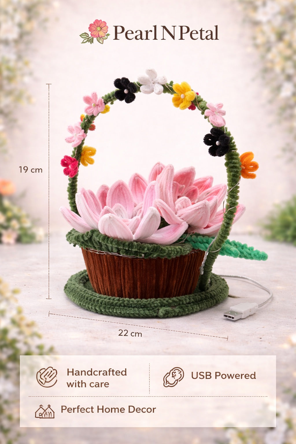 Mini Basket Lamp