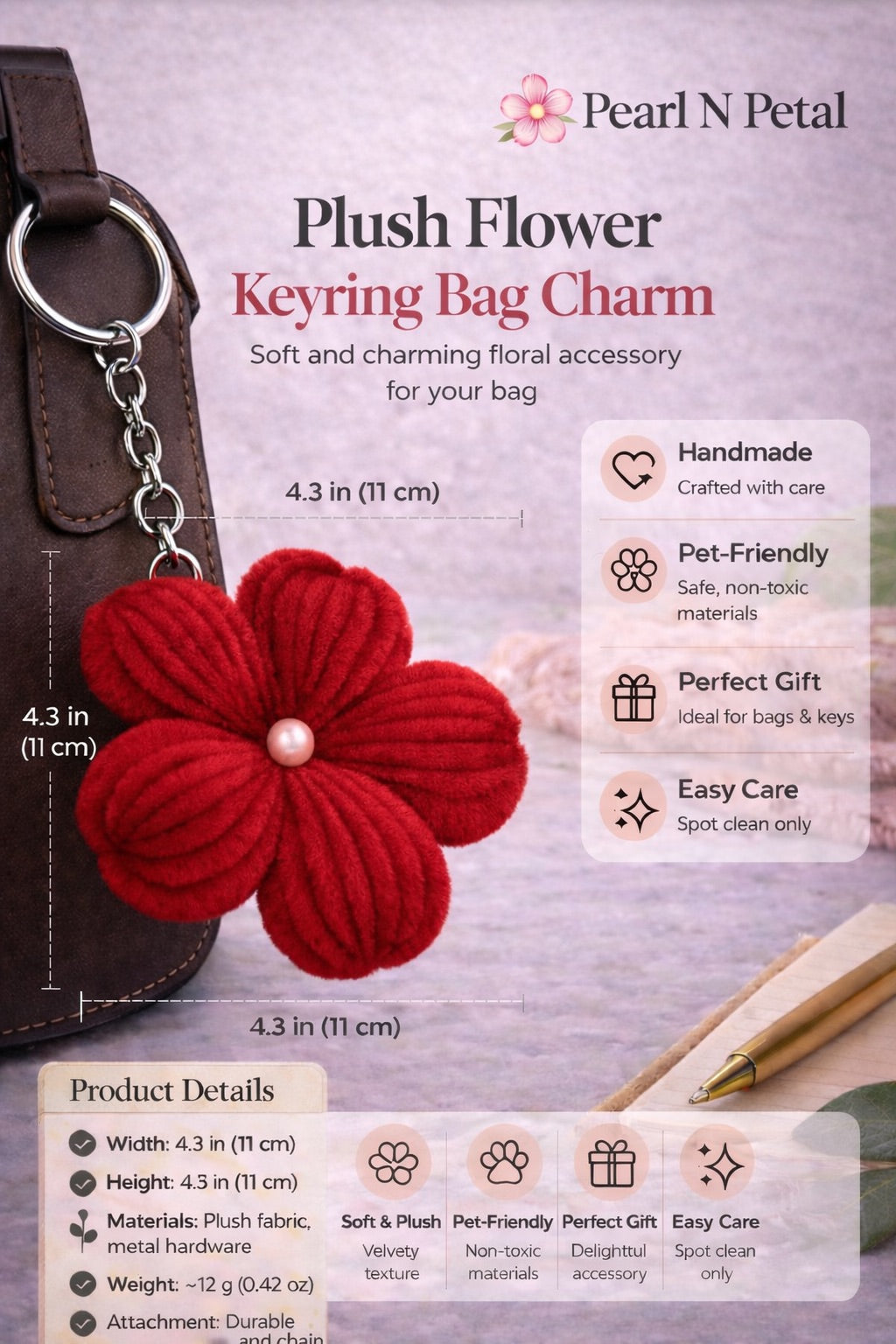 Lily Keychain