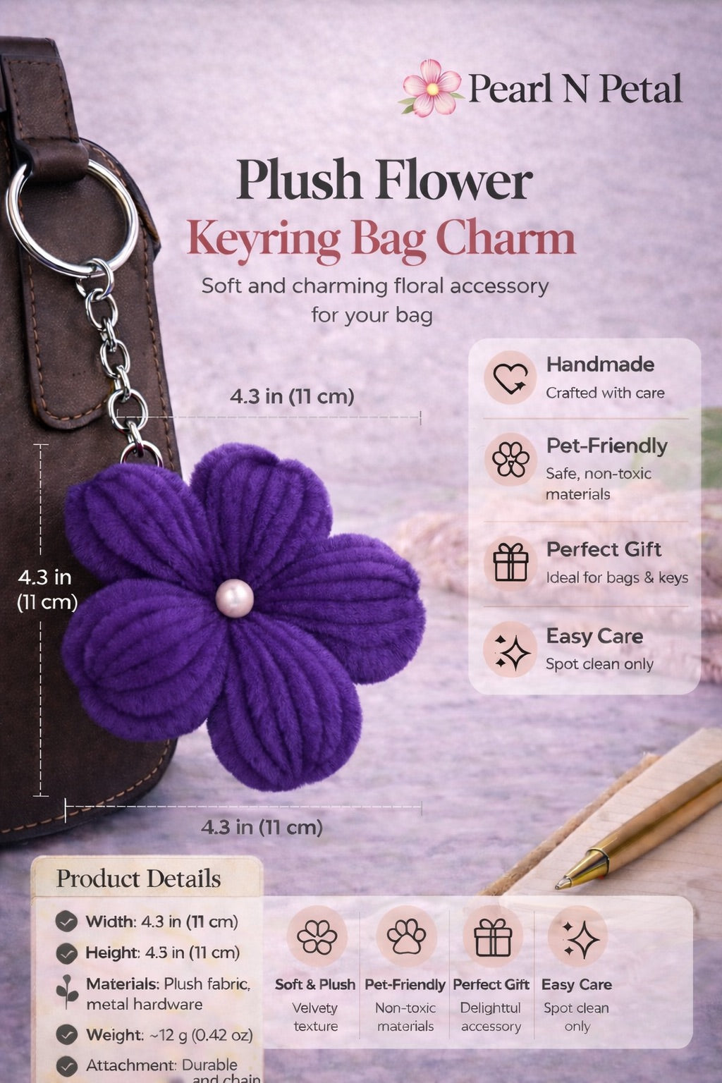 Lily Keychain