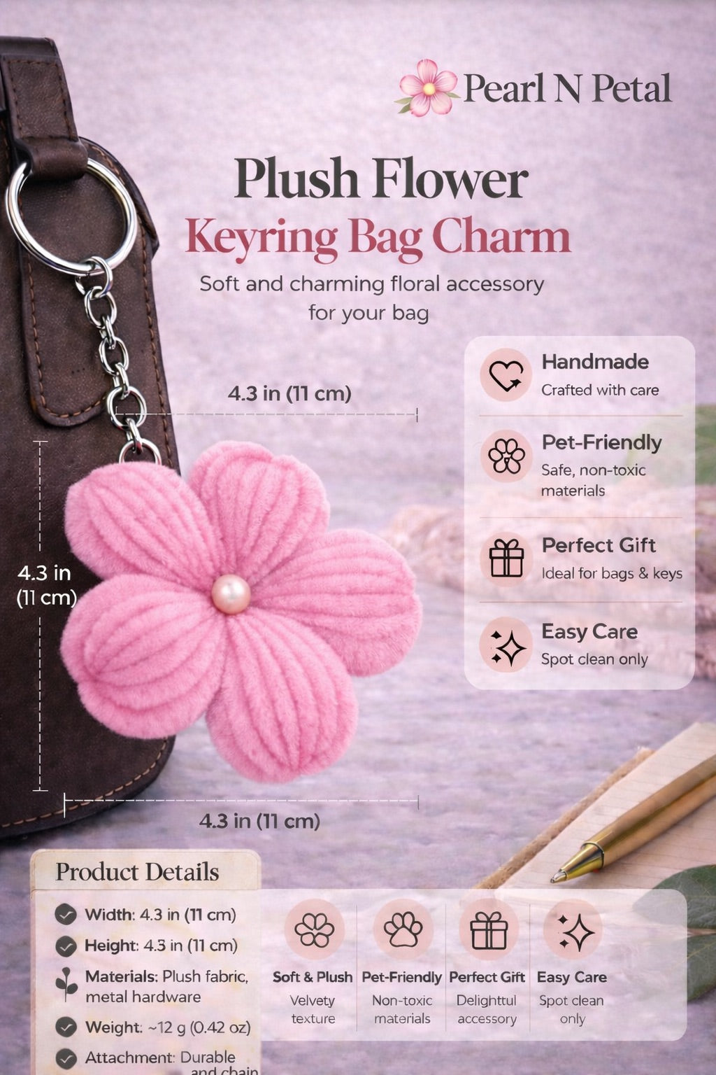 Lily Keychain