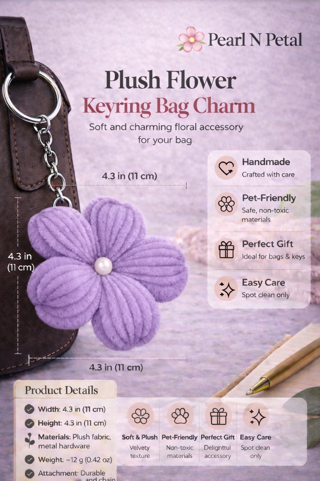 Lily Keychain