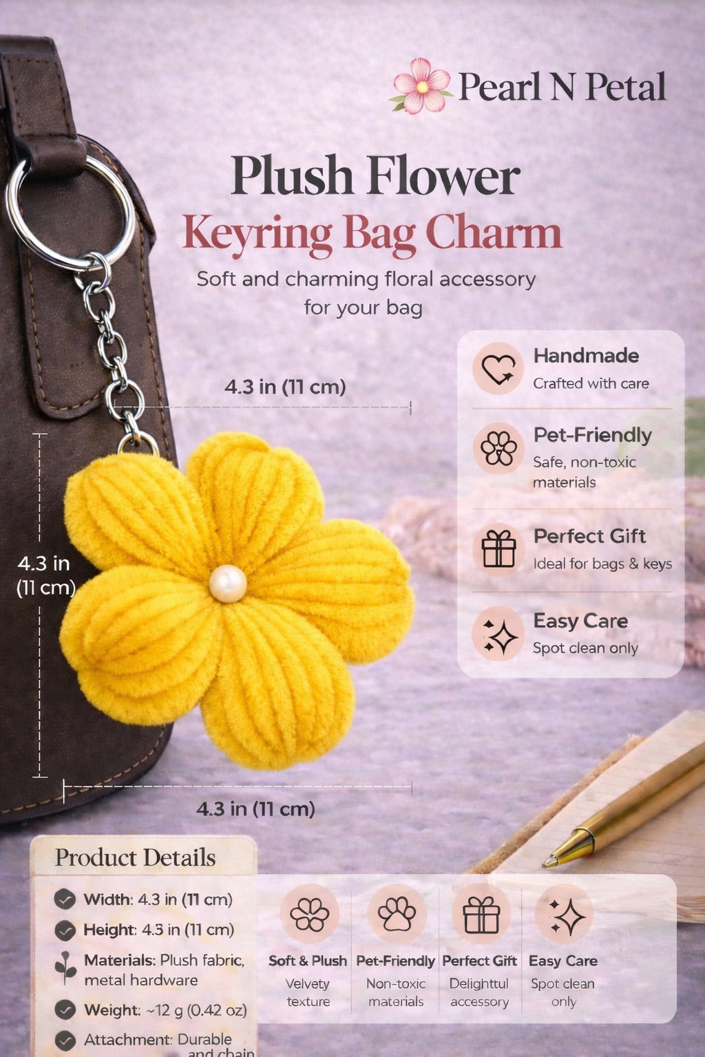 Lily Keychain